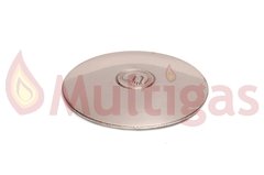 TAPA ALUMINIO MECHERO COCINA ORBIS. MEDIANA C/LOGO