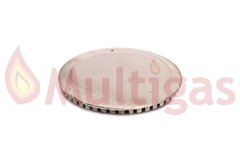 TAPA ALUMINIO MECHERO COCINA ORO AZUL. GRANDE