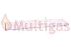 VIDRIO VISOR TEMPLADO ESTUFA EMEGE ORBIS. 206MM X 52MM