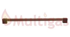 MANIJA PUERTA HORNO COCINA. MARRON 50CM C/SOPORTE