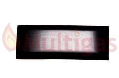 VIDRIO VISOR TEMPLADO ESTUFA ORBIS. 234MM X 100MM CURVO