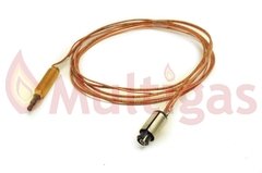 TERMOCUPLA COCINA. 1200MM CABEZAL ROSCADO COAXIAL BIFILAR