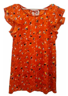 Vestido corto de seda. - comprar online