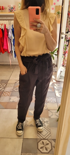 Pantalón sastrero PANAMÁ (con lazo) - Mil Horas Ropa