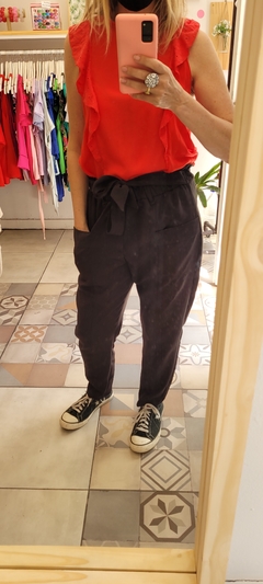 Pantalón sastrero PANAMÁ (con lazo) - tienda online