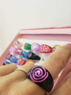 Anillos de acrílico - tienda online