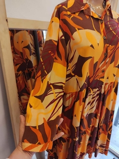 Vestido Paisana de fibrana flores - Mil Horas Ropa