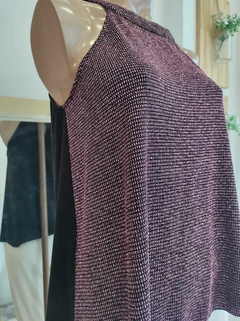 Imagen de Top Lurex Elastizado Escote Americano