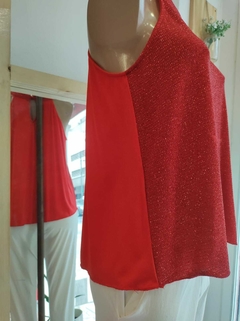 Top Lurex Elastizado Escote Americano - Mil Horas Ropa