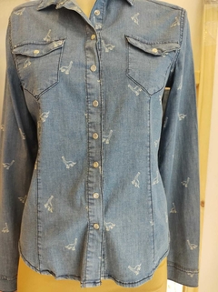 Camisa de Jean con lycra en internet