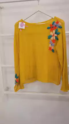 Sweater Ankara (mohair bordado) - tienda online