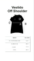 Vestido Off Shoulder - tienda online