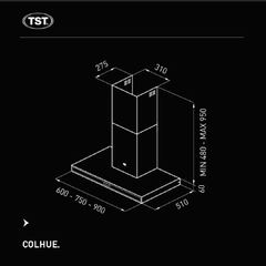 CAMPANA TST COLHUE 90 cm