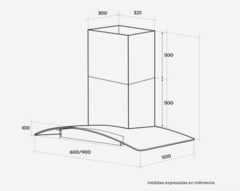 MARALDI MERLINA 60 VIDRIO NEGRO - tienda online