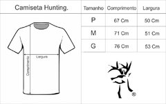 Camiseta Preta Hunting Caçador