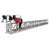 Regla Vibratoria Vibradora Acero 6 Mts Para Motor 9 Hp Fema