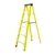 Escalera Plegable Fibra De Vidrio 156 Cm 150 Kg 6 Peldaños