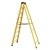 Escalera Plegable Fibra De Vidrio 235 Cm 150 Kg 9 Peldaños