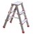 Escalera Plegable Aluminio Doble Lado 109cm 120kg 5 Peldaños