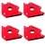 4 Escuadras Magnéticas Soporte Soldar 22 Kg 4 Pulgadas