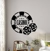 Adesivo De Parede Casino 58x64 Cm Md3 Baralho Poker