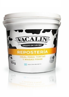 Dulce de leche Vacalin x 10 kg balde x 10 und
