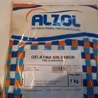 Gelatina sin sabor x kg Alzol