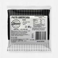 Pasta americana Negra x 500 gr DECOR