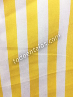 Gabardinas Estampadas - Linea Antartica - Yellow Strings