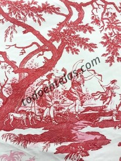 Gabardinas Estampadas - Deco-Chic Toile d´ Jouy - Red Tree en internet