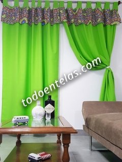 Cortinas c/ Faldon - Green Eye´s
