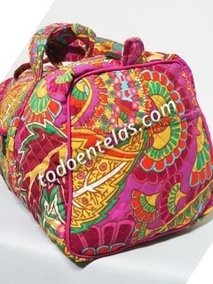 Bolso de mano viajero estampado - Duffel -Fire Bulg