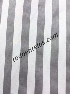 Gabardinas Estampadas - Deco-Chic Toile d´ Jouy - Gray Rayada