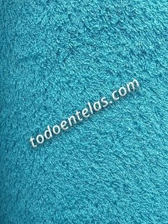 Toalla Doble Felpa - 1,50 de ancho - Turquesa - comprar online
