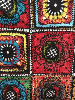 Gabardinas Estampadas - Square Cubes