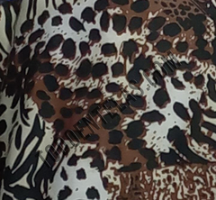 Cotton Saten - Animal Print