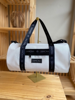 Bolso de Red / Blanco con Negro