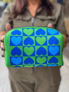 Portacosméticos tubo DELIA Azul