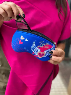 Porta LENTES MED MAGDALENA Azul