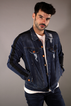 Campera de jeans Tiras