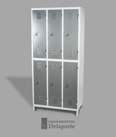 Guardarropas de 6 puertas cortas - comprar online