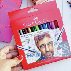 Imagen de Boligrafo Trilux Faber Castell X12 Colores