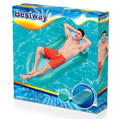 Colchoneta inflable con red AQUA LOUNGE 160X84 Bestway (Cod. 43103)