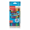Lápices x 12 largos Maped Duo (24 colores)