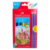 Lapices largos de colores Faber-Castell x 12