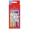 Fibras Marcadores Faber Castell Fiesta X6 Colores Pastel