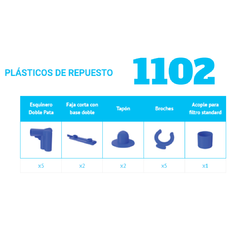 Repuesto Accesorios plásticos PELOPINCHO modelo 1102 - comprar online