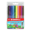 Marcadores fibras Simball x 10 largas