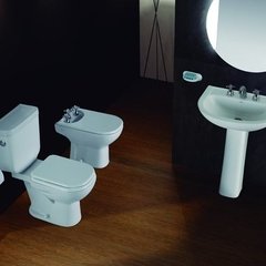 Imagen de Asiento Inodoro Bari Ferrum /ariel Cierre Suave Cod.bar840
