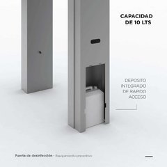 CABINA PUERTA DESINFECCION COVID-19 ACERO INOXIDABLE en internet